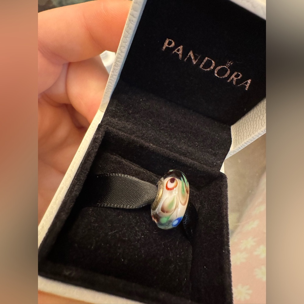 Pandora Multicolor Glass Murano Charm